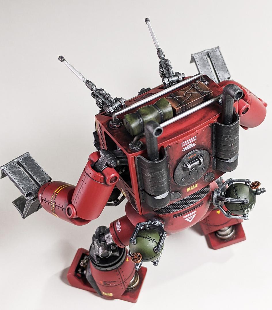 プラモデル　1/100 クラブタイプ（戦闘メカザブングル）組立塗装済