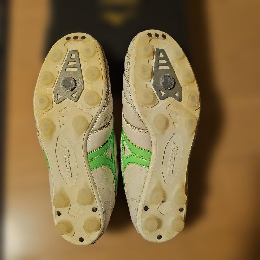 Mizuno モレリア2JAPAN サッカーシューズ ホワイト/グリーン