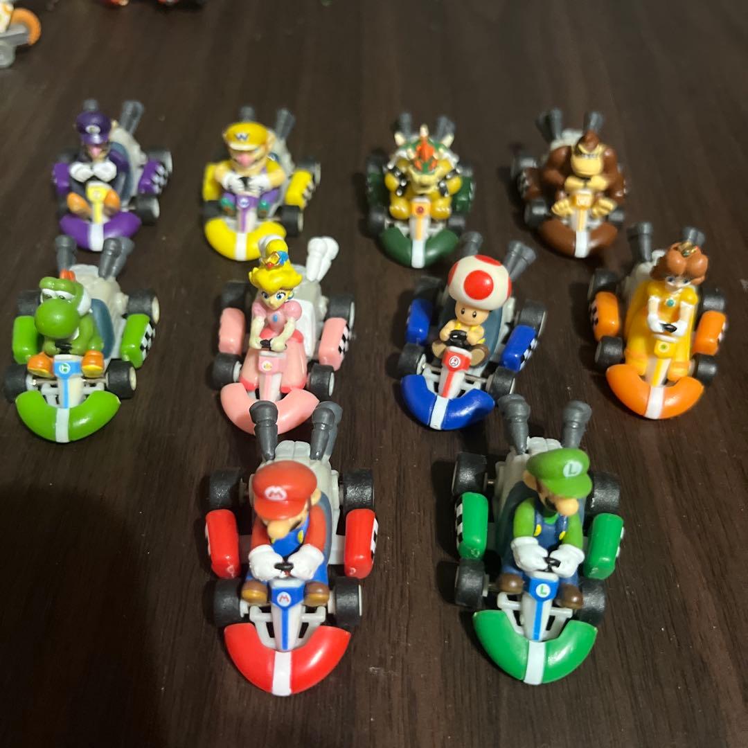 マリオカート　おもちゃ　プルバックカー　ミニカー　全10種　コンプリート