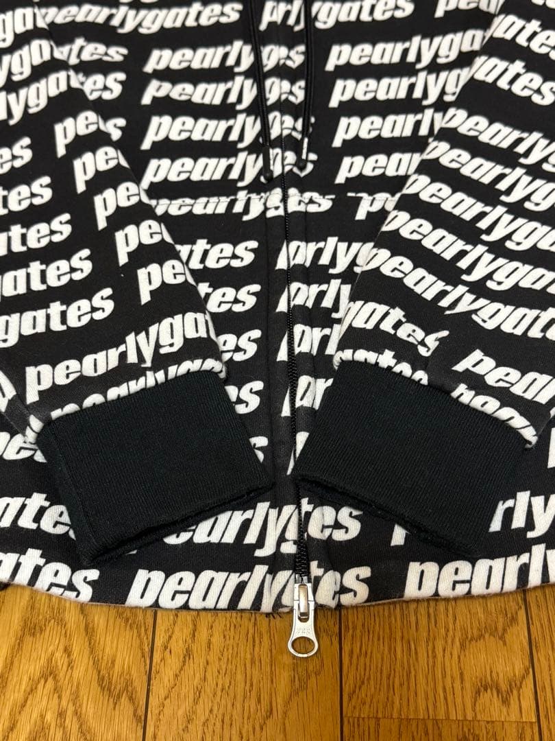 パーリーゲイツ　レディース　ロゴプリント　パーカー　スカート　セットアップ　美品