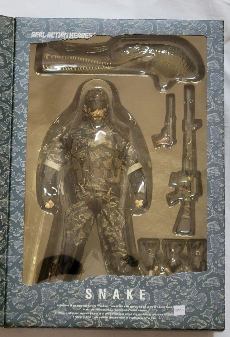 ゲームキャラクター RAH L GEAR SOLID 3 SNAKE EATER