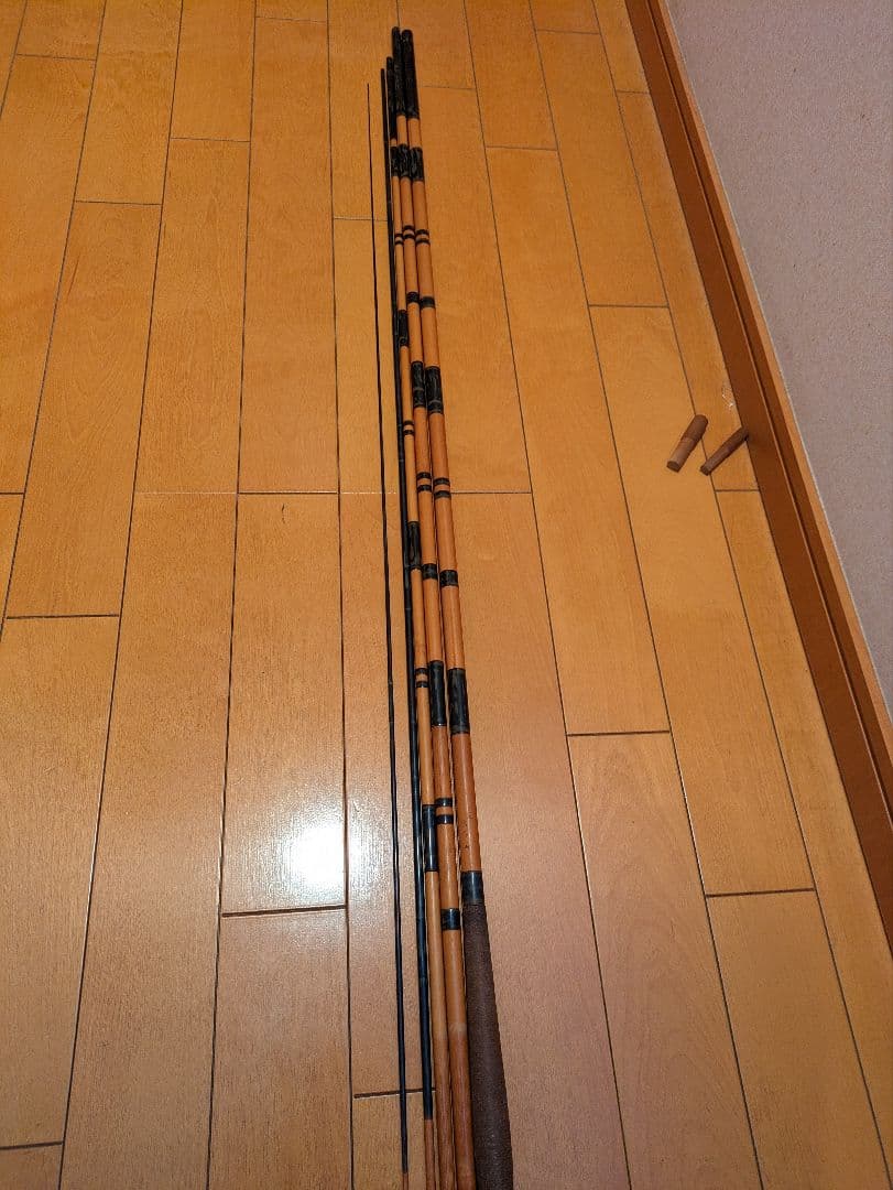 へら竿、恵舟 15.4.鶯研ぎ出し、へらぶな 竹竿