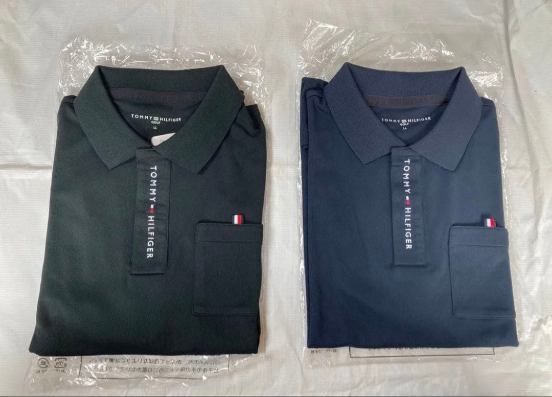   トミーヒルフィガー ポロシャツ LL 2色セット
