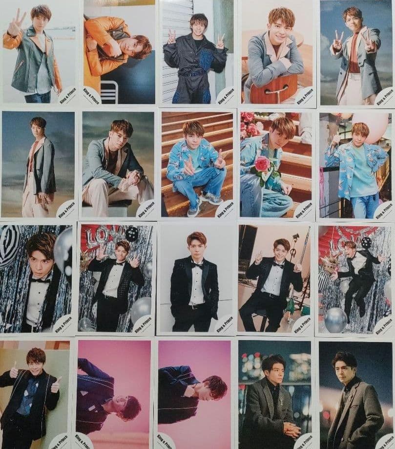 岸優太 King&Prince キンプリ 公式写真 ① Jロゴ ソロ 混合