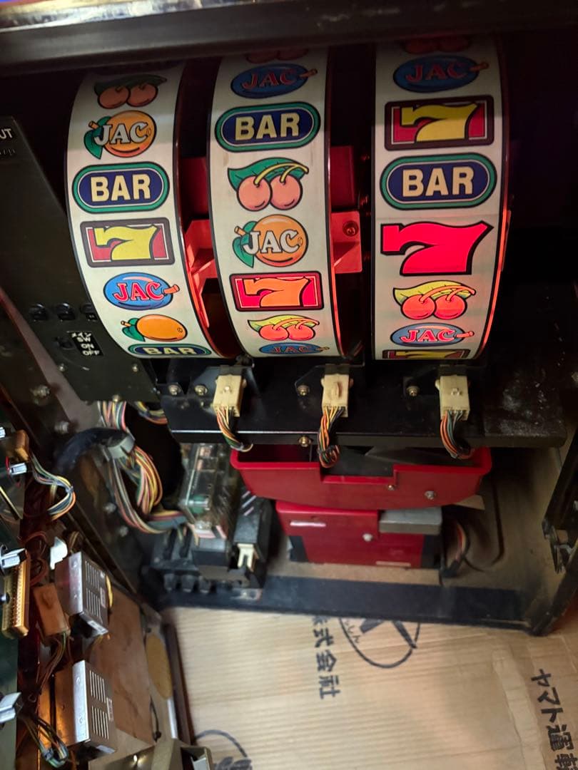 【通電確認済み】パチスロ実機 コンチネンタルIII レトロ スロットマシン ②