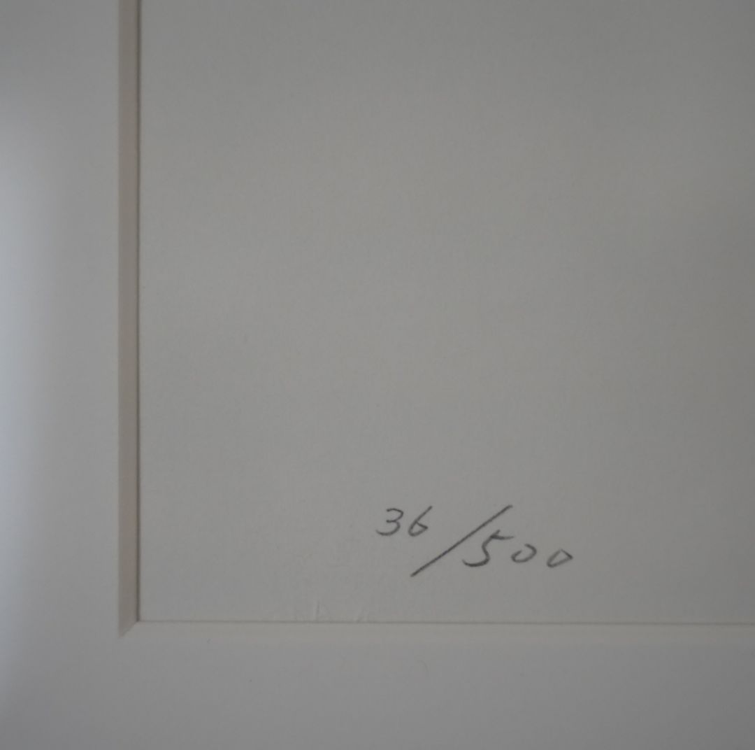 【美品】いわさきちひろ リトグラフ 『青いつば広帽子を持つ少女』