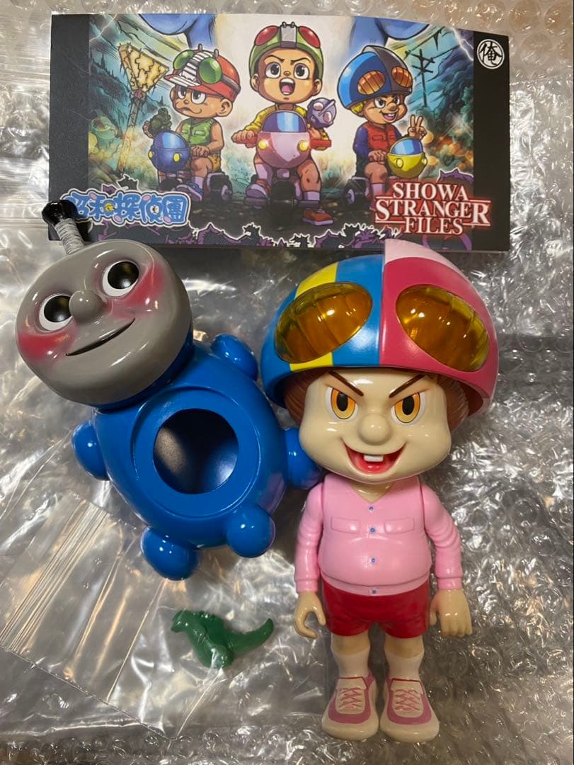 ore toys 昭和　探偵団　キカイダー　ヘルメット　トレイン　ソフビ