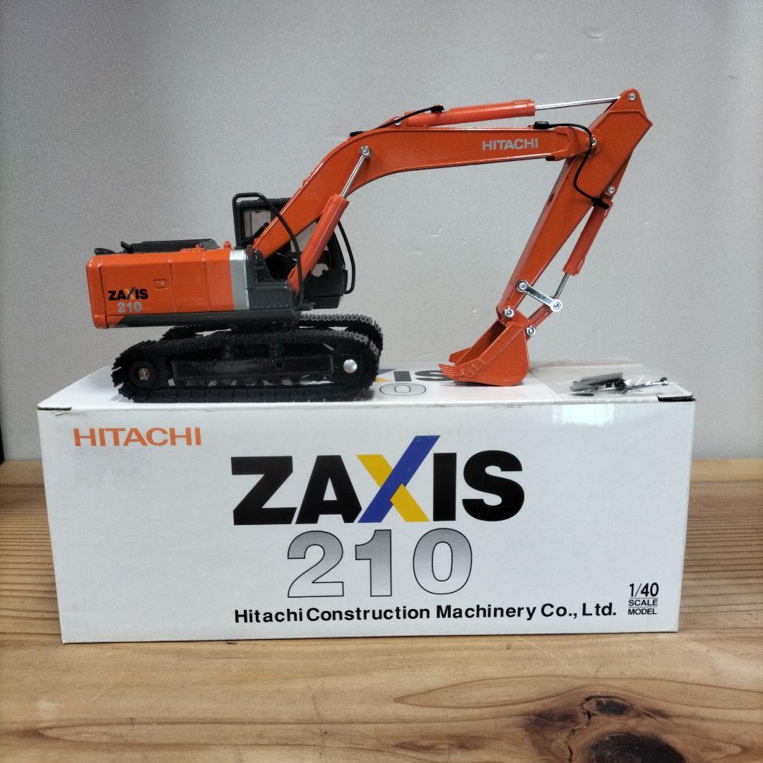 新品、未使用　HITACHI　ZAXIS 210 1/40 パワーショベル