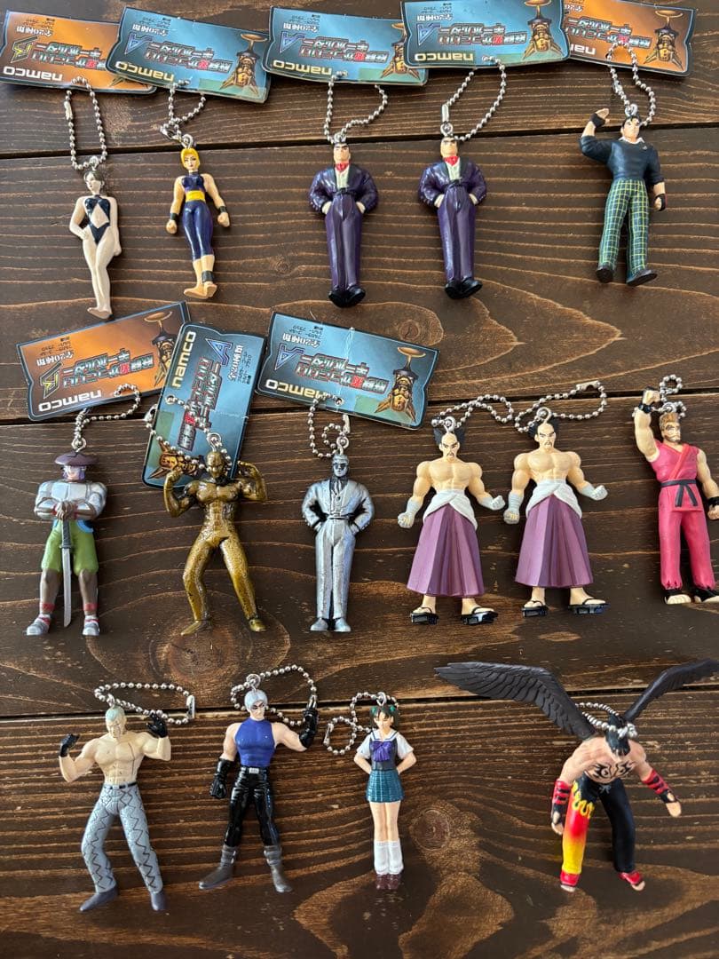 鉄拳　キーホルダー　フィギュア他　レトロ　当時物　まとめ売り　激レア　セット