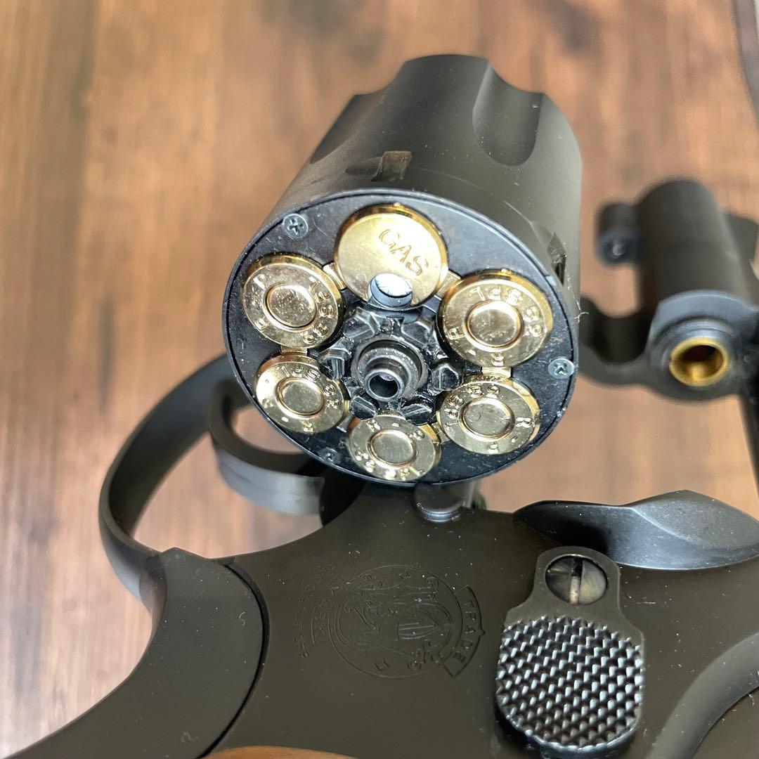 タナカワークス S&W M10 木製グリップ&アダプター付 ガスリボ