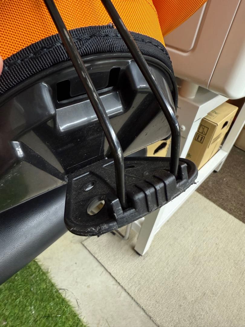 『美品』ブリーフィング　キャディバッグ オレンジ