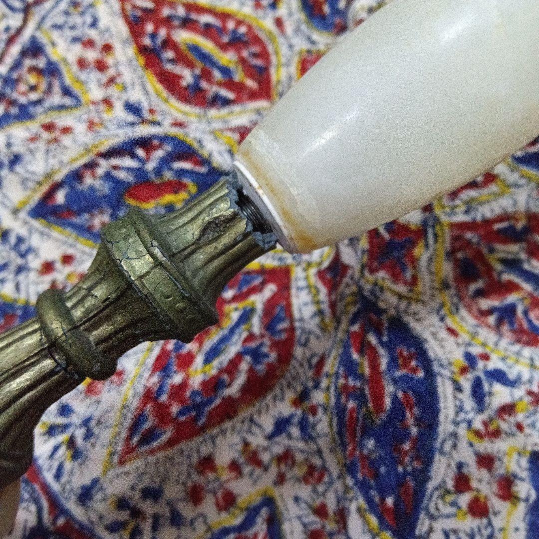 アンティーク ヨーロピアンクリスタルガラス スタンド灰皿