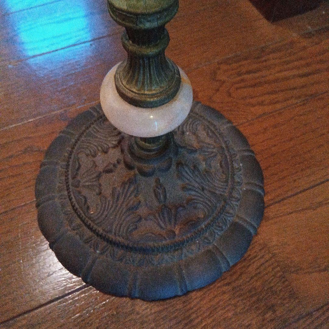 アンティーク ヨーロピアンクリスタルガラス スタンド灰皿