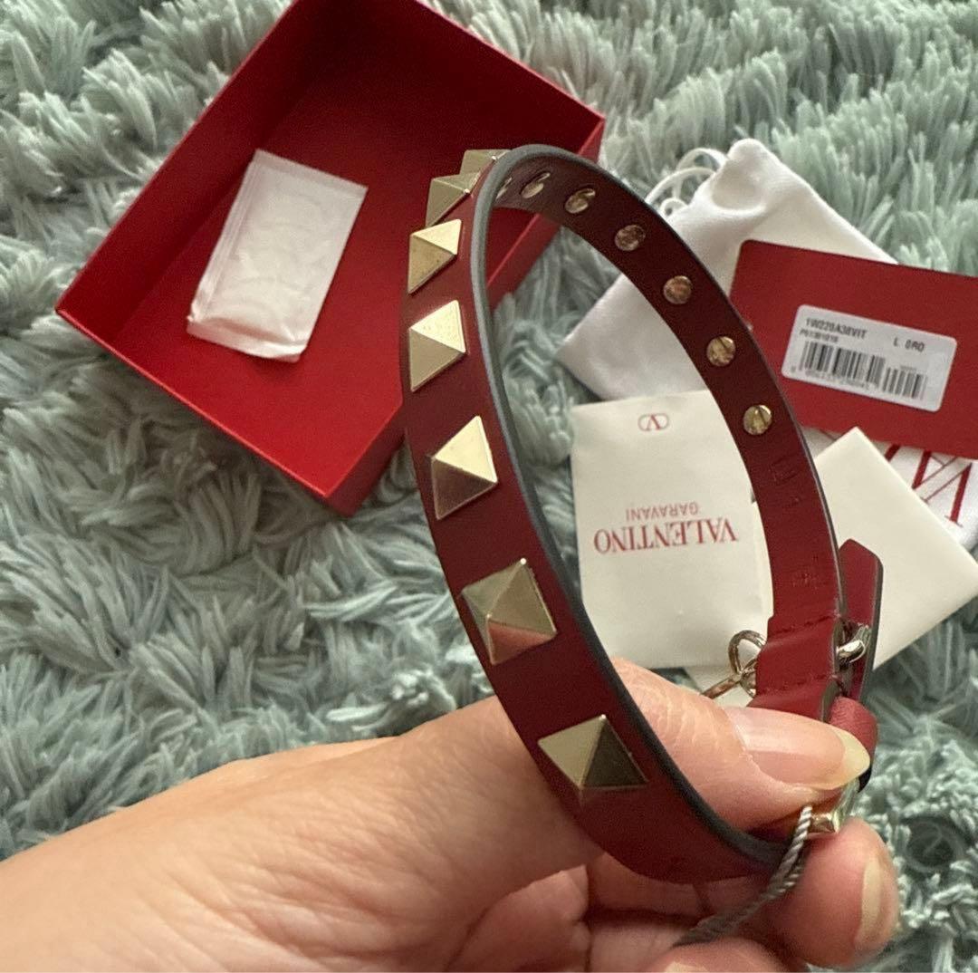 ❤️ヴァレンティノ❤️新品　ガラヴァーニ　ペット　 犬用　首輪　スタッズ