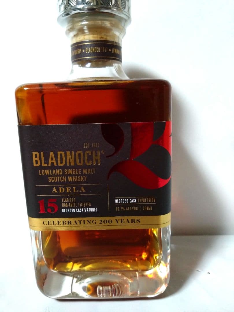 ブラッドノック　アデラ　15年　蒸溜所200周年限定ボトル