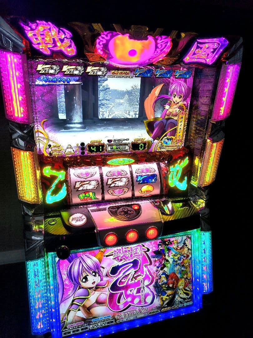 美品　パチスロ　スロット 実機 戦国乙女~TYPE-A~　タイプA+　戦国乙女