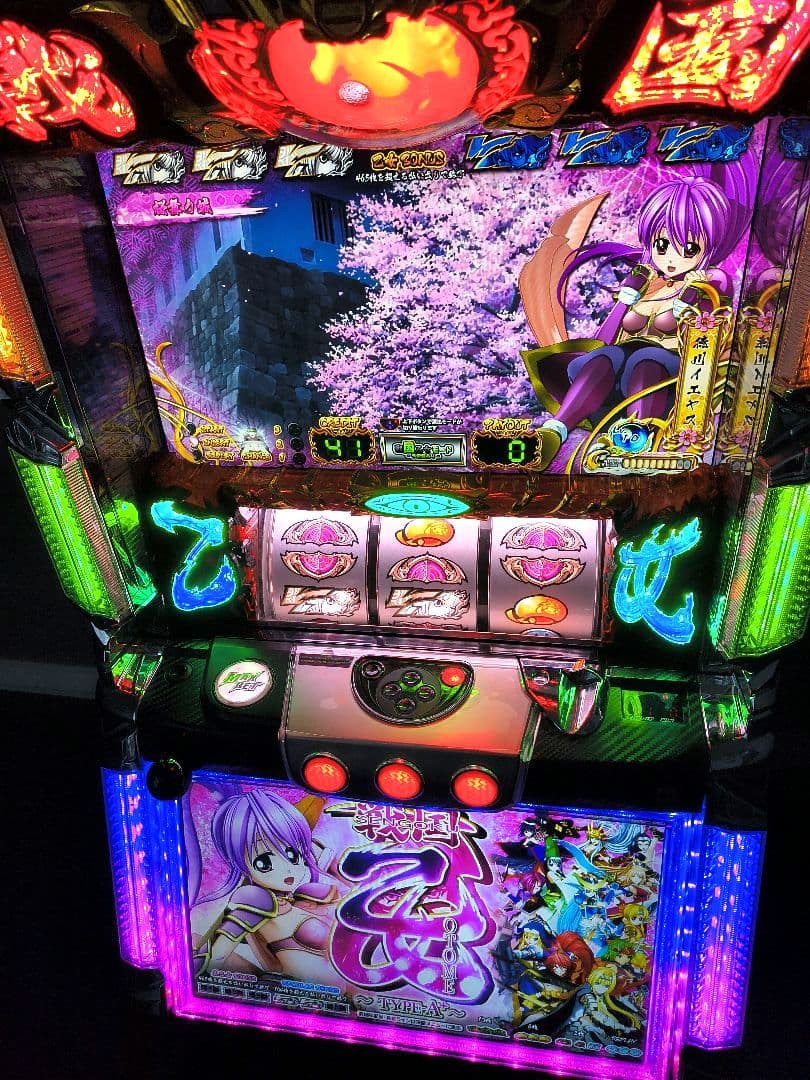 美品　パチスロ　スロット 実機 戦国乙女~TYPE-A~　タイプA+　戦国乙女