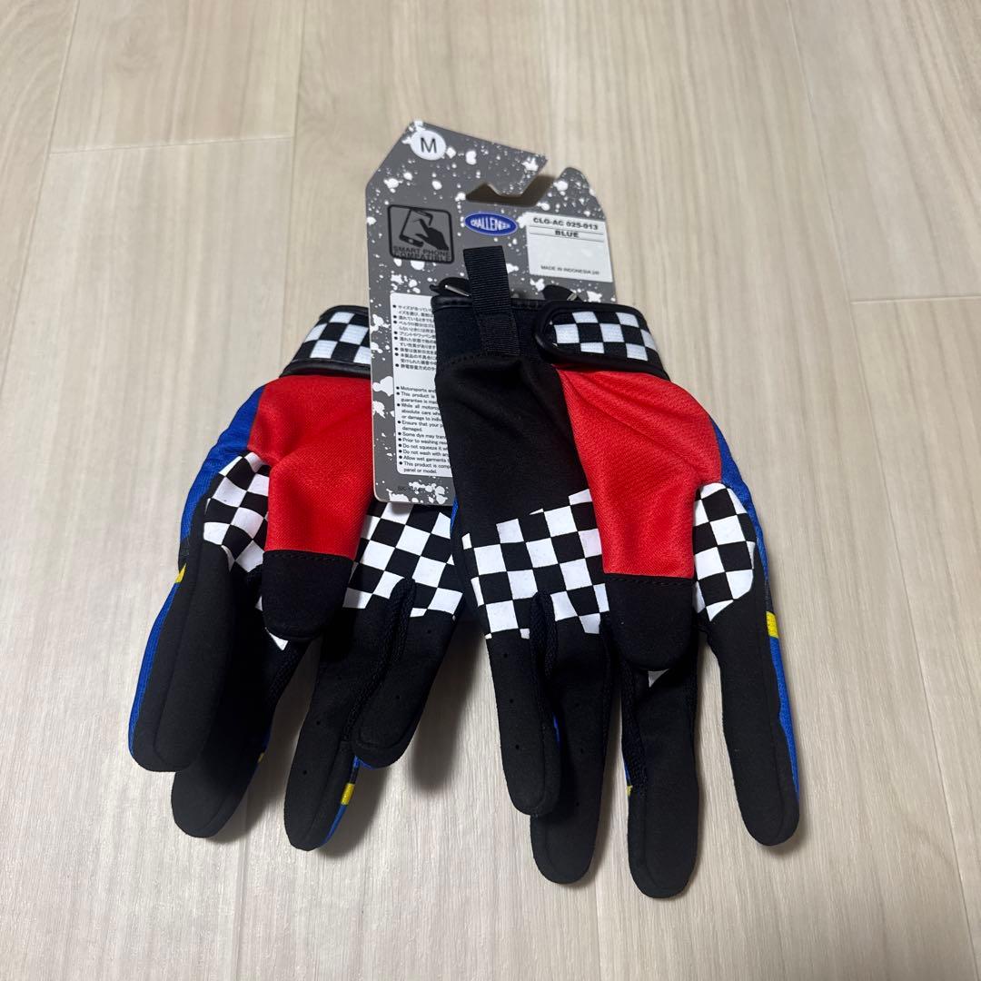 長瀬智也着用CHALLENGER 青 チェック柄 グローブ