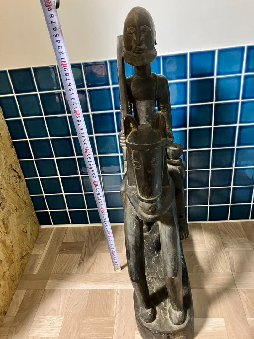 マリ　ドゴン族　木製オブジェ馬