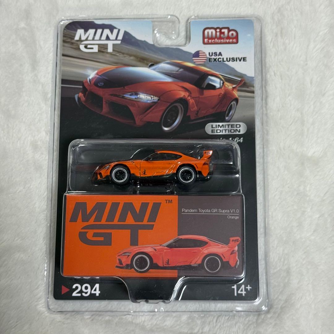 MINI GT 1/64 パンデム GRスープラ V10 オレンジ MiJo限定