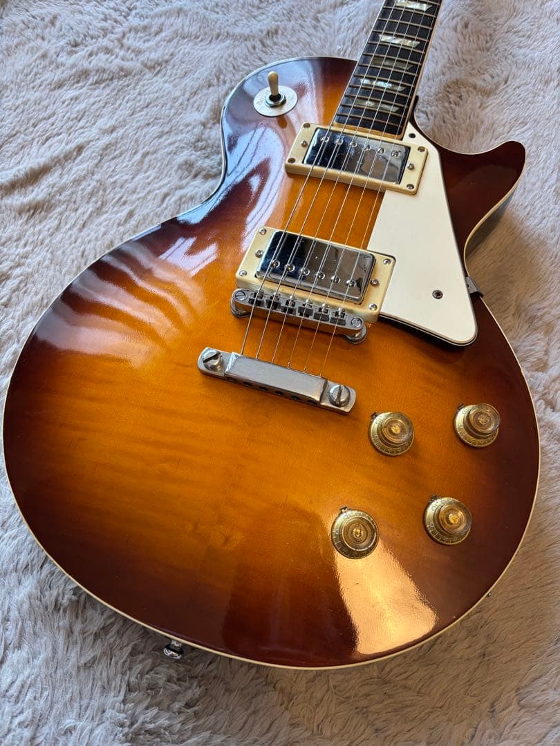 【ビンテージ】Gaban レスポール　春日製　フレイムトップ