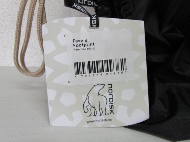 新品 NORDISK Faxe4 ノルディスク ファクシー4 用 フットプリント