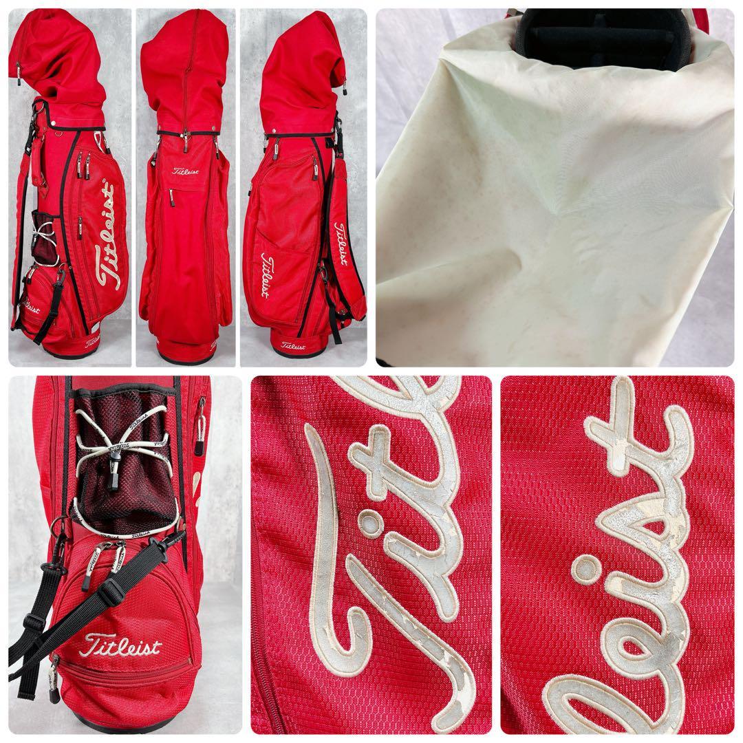 X476 タイトリスト フィラ レディース ゴルフ クラブ セット 赤 オシャレ