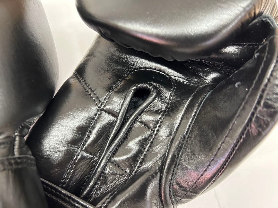 プライズリング　ボクシンググローブ　本革製　10oz 黒