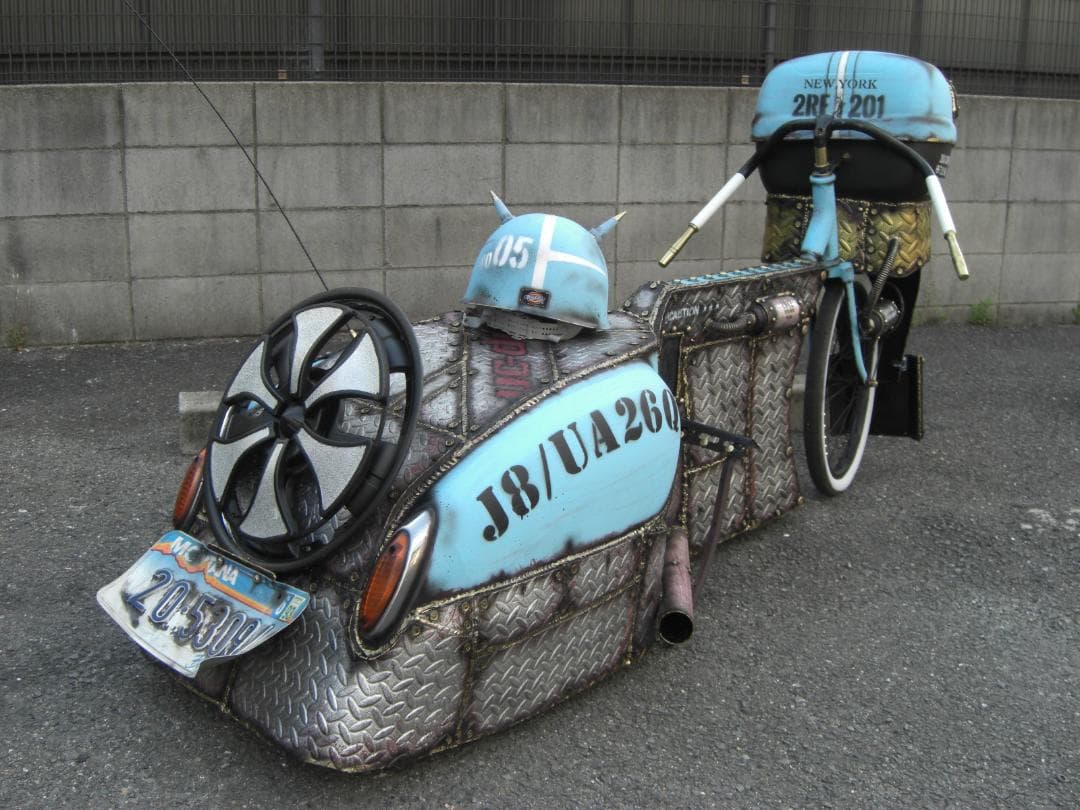 ブリヂストン 三輪車 改造自転車 トライク キックバイク ハーレー