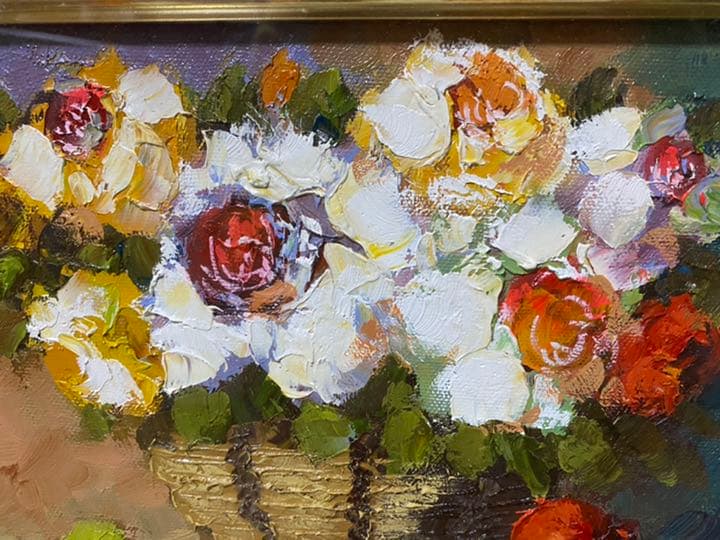 【SALE】横山邦夫　油絵　油彩　象元会会員　絵画　日本画家