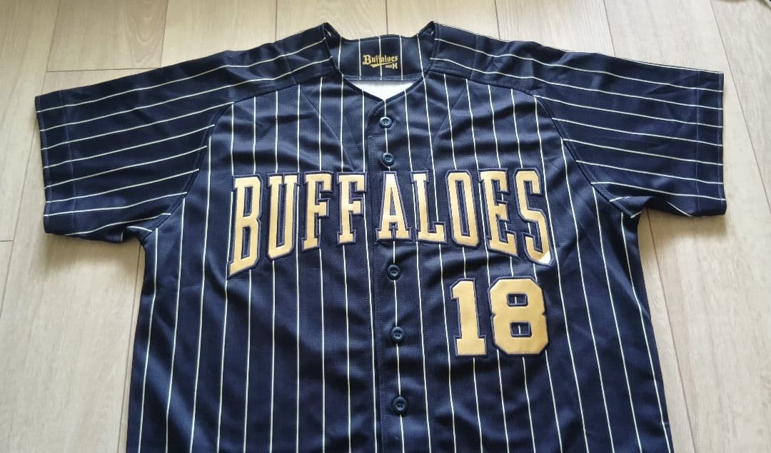 【限定15選手】オリックスバファローズ　宮城　サードユニフォーム　デサント M