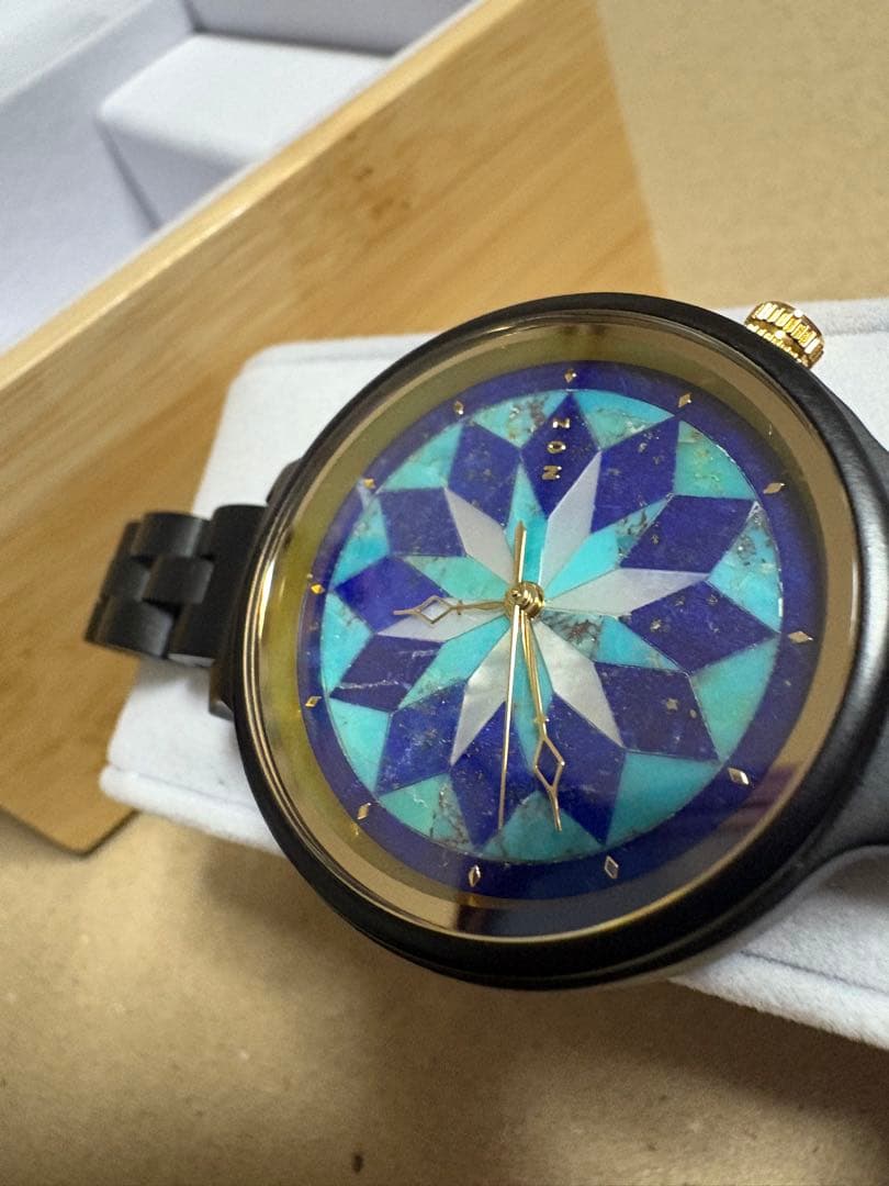 【お値下げ】NOZ 時計 アラベスク 天然木バンド 36mm