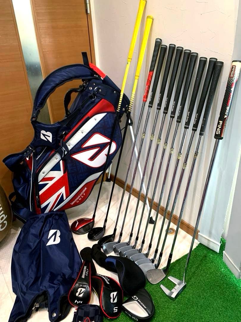 豪華　良品　ブリヂストン　ゴルフクラブ フルセット　全英オープン/キャディバッグ