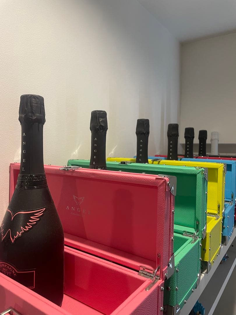 エンジェル・ヘイロー バラ売り可 ピンク 緑 黄 青 赤 黒 白 7本