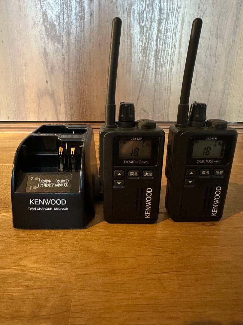 特定小電力トランシーバーUBZ-M31ESET KENWOOD 美品