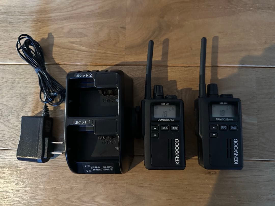 特定小電力トランシーバーUBZ-M31ESET KENWOOD 美品