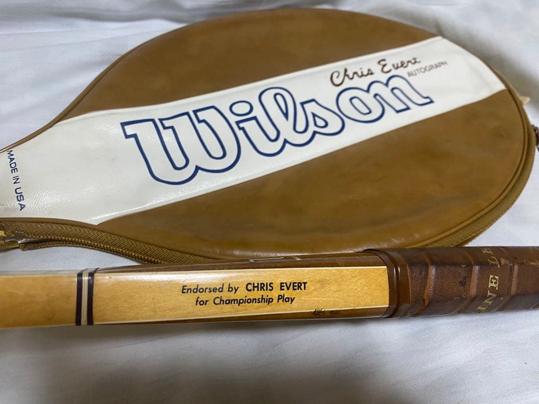 Wilson Chris Evert テニスラケット ケース付き