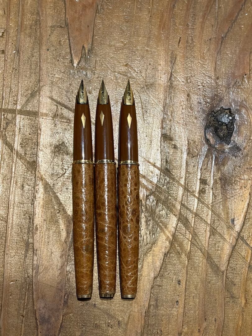 PLATINUM 万年筆3本セット　ペン先　18k