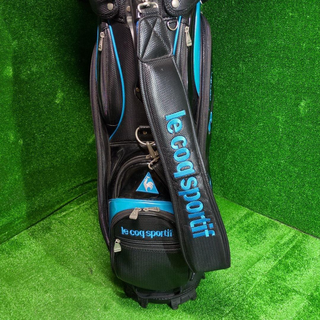 【超美品】le coq sportif ゴルフバッグ　キャディバッグ