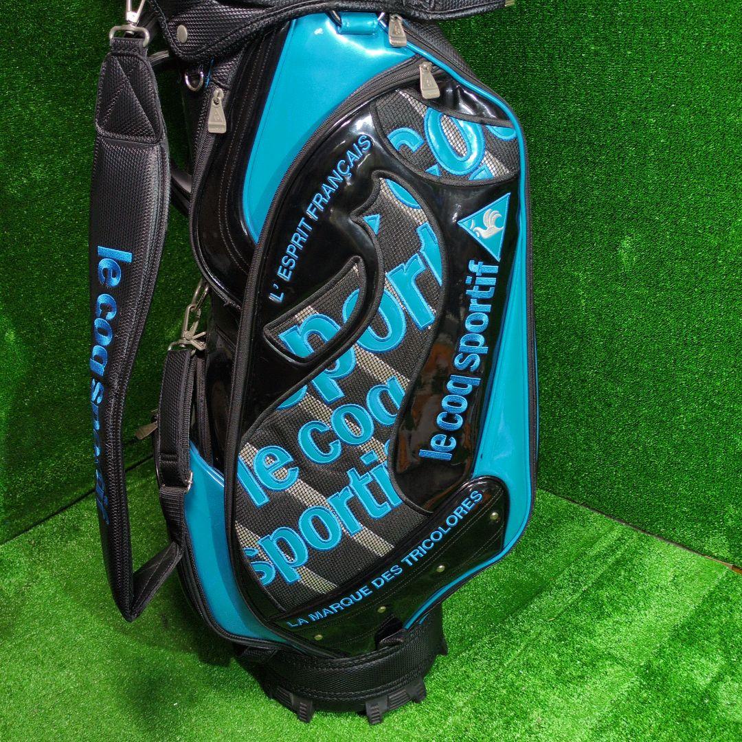 【超美品】le coq sportif ゴルフバッグ　キャディバッグ