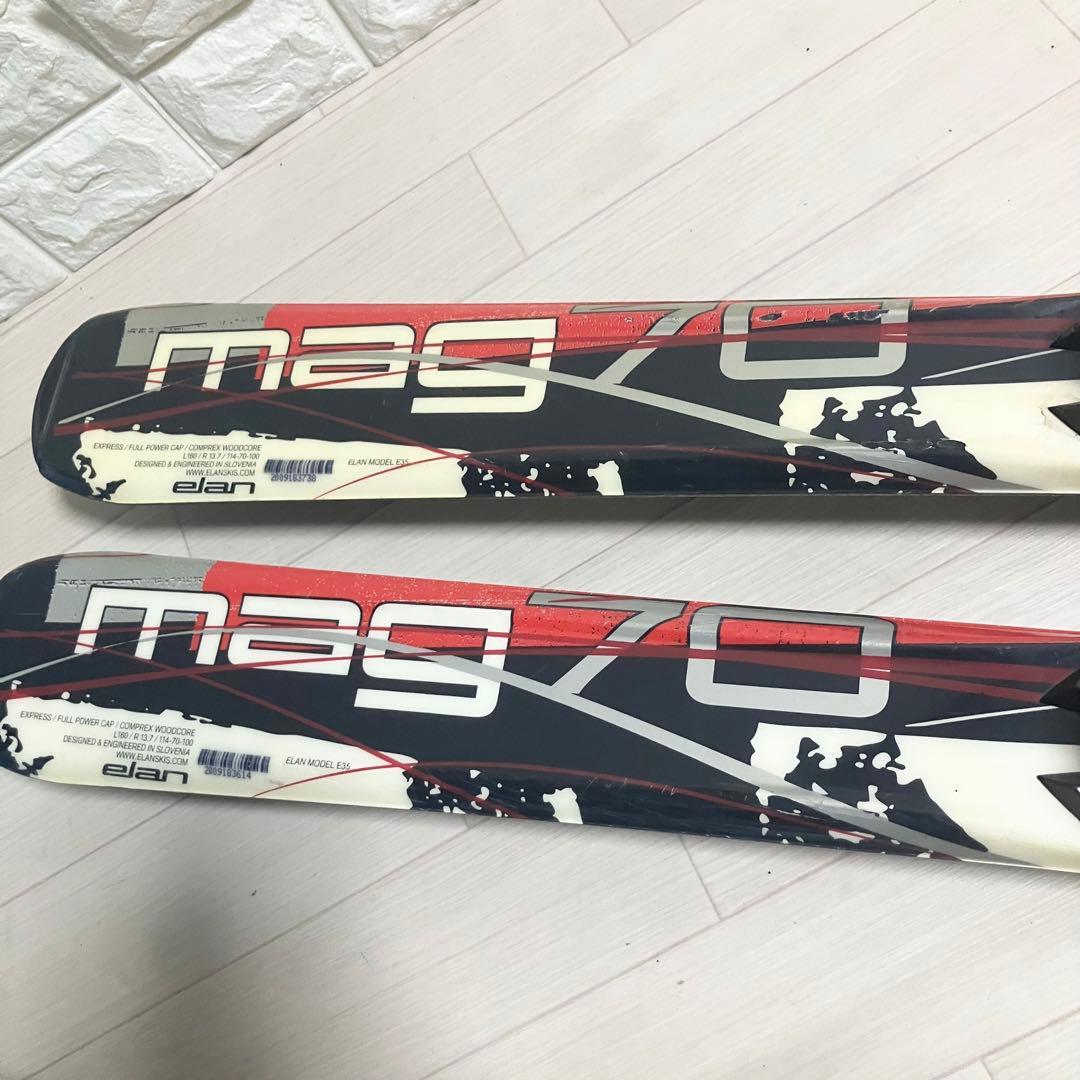 ストック付/elan mag70 エラン スキーセット160cm