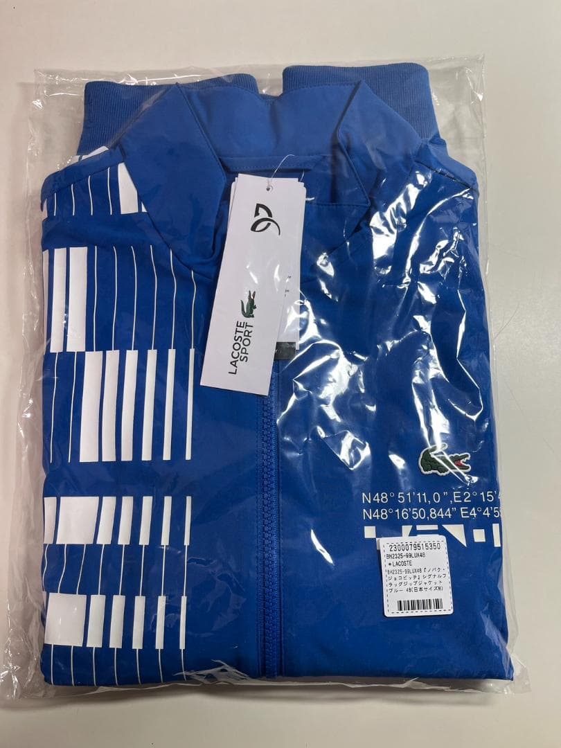 ラコステ　ジョコビッチモデル　シグナルフラッグジップジャケット　FR48