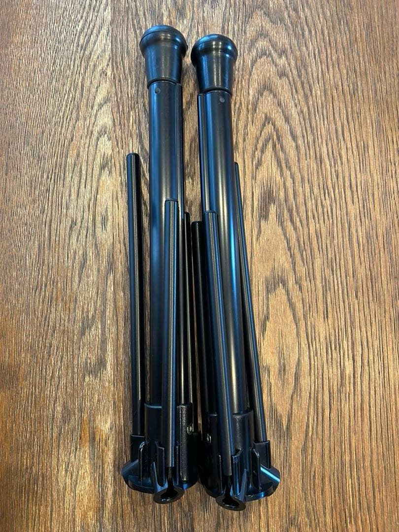 LOGOS 折りたたみチェア ハイポジション　エアライト ワンポールチェア　2組