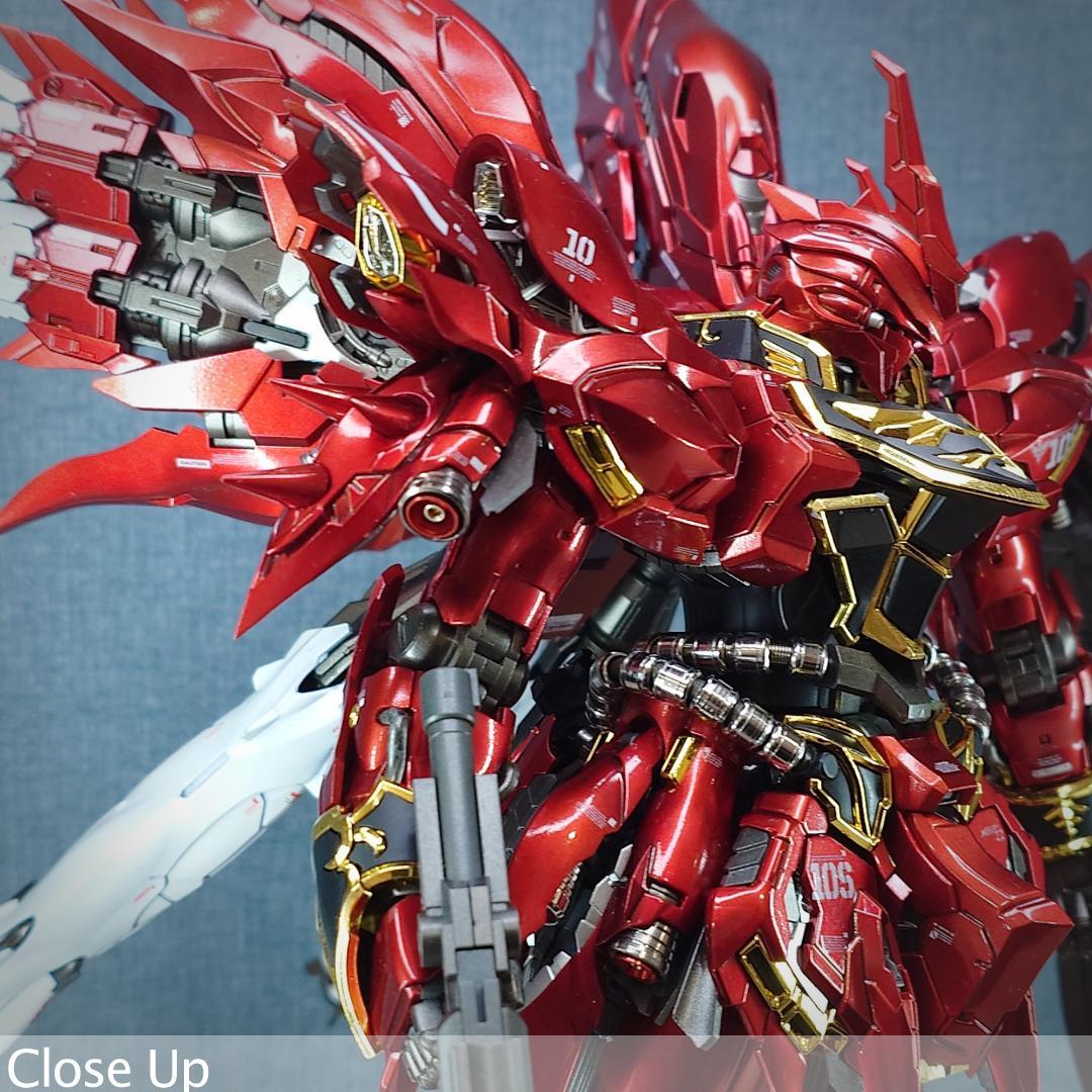 MG シナンジュ \"匠studioカスタム\" 1/100 キャンディ塗装完成品