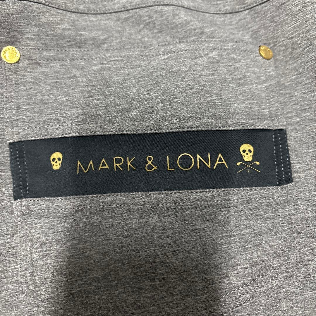 マークアンドロナ　グレーゴルフパンツ