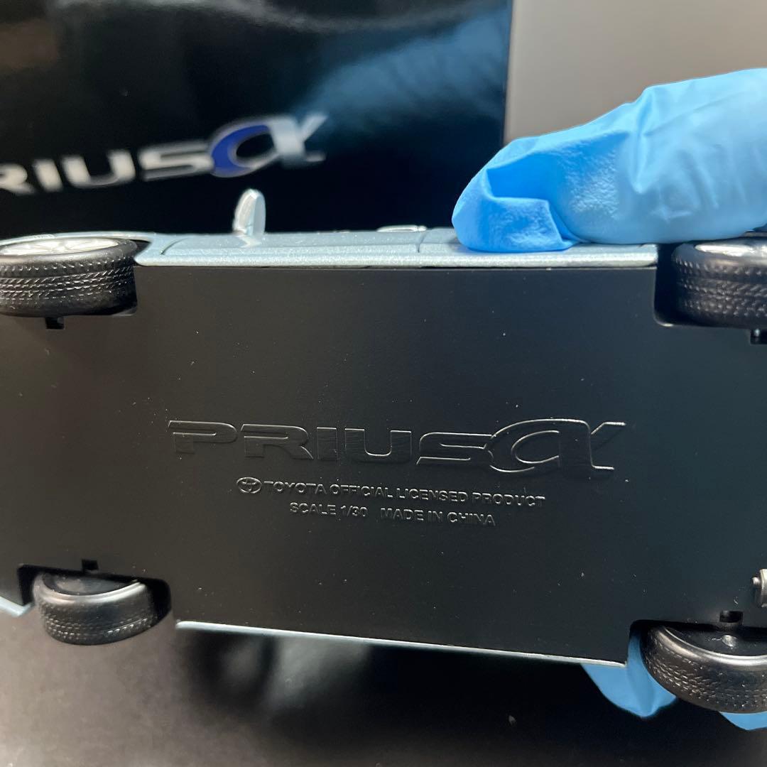 非売品　トヨタ　プリウスα カラーサンプル　クリアーストリームメタリック