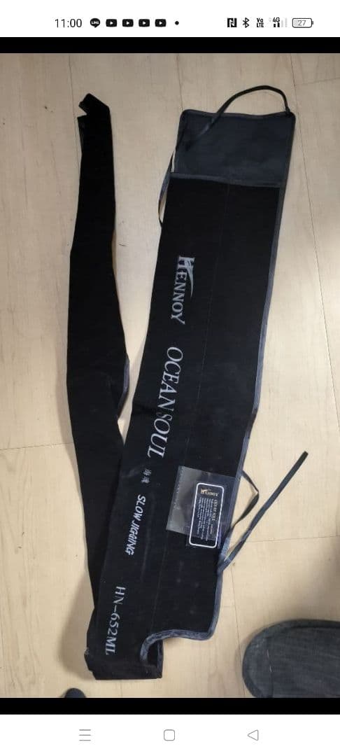 新品未使用ルアー竿スピニングリール用1.8m