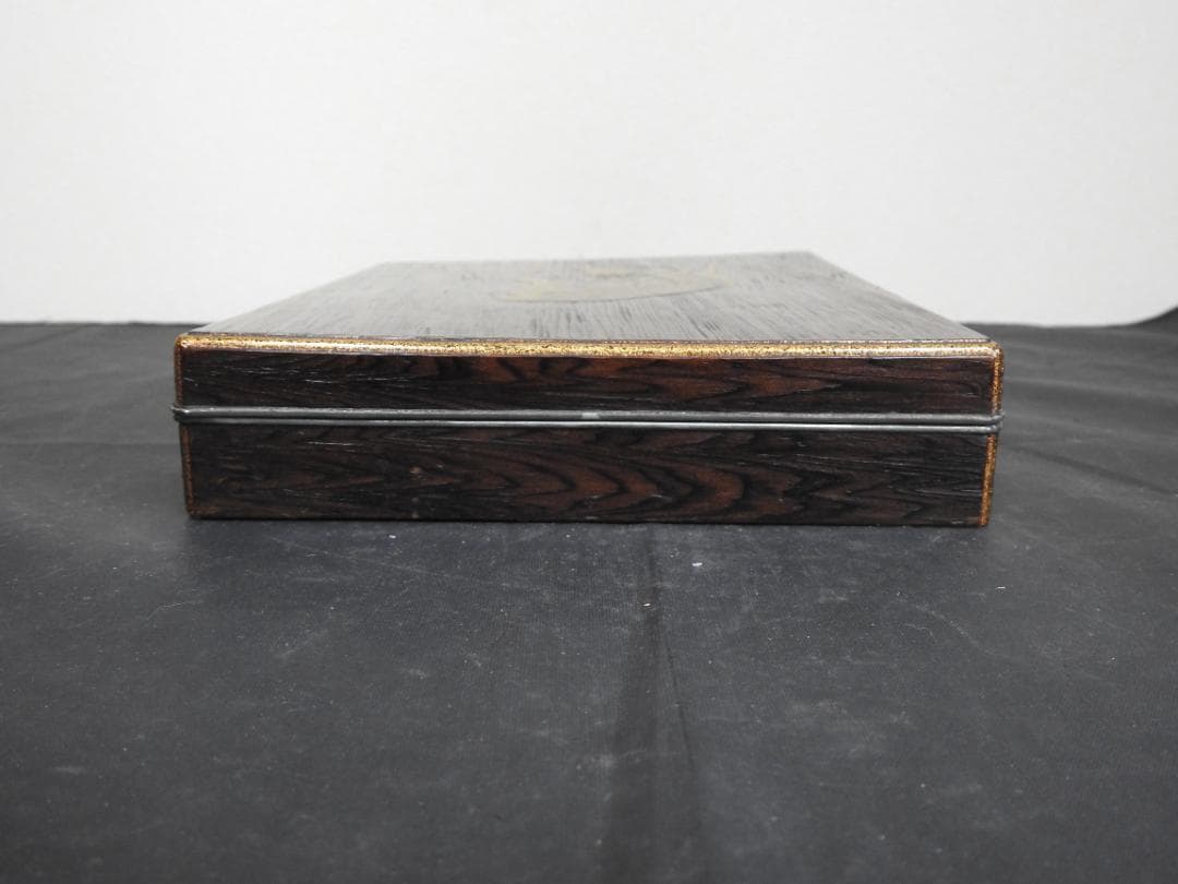 鹿蒔絵　硯箱　保存箱　４６４