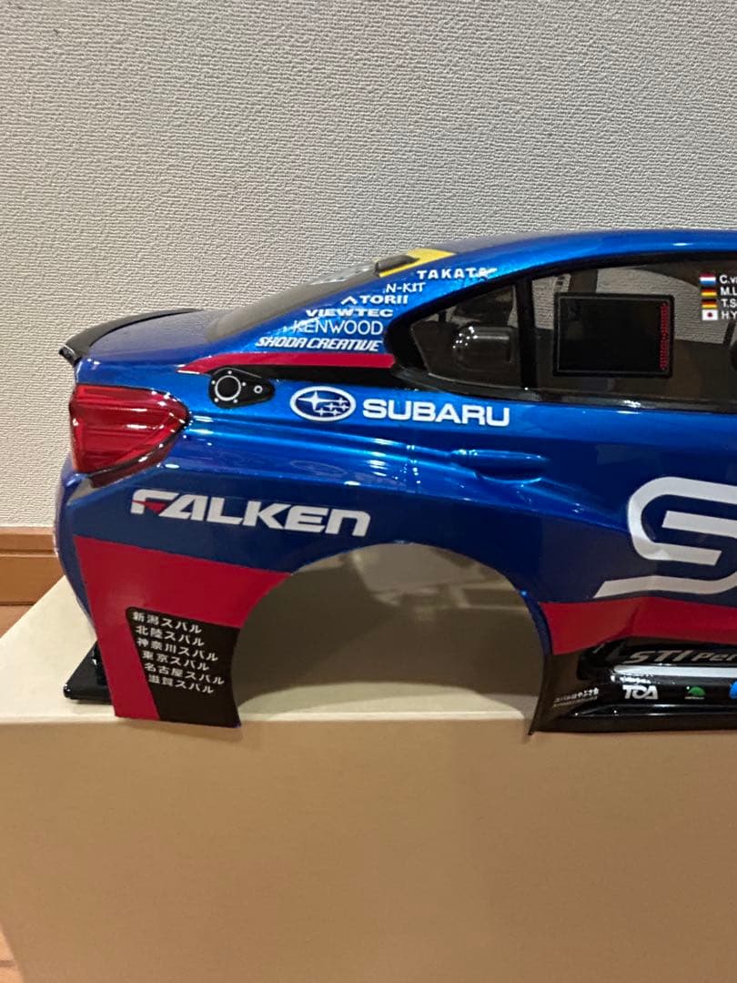 タミヤ SUBARU WRX STI ラジコンボディ メタリックブルー　未使用
