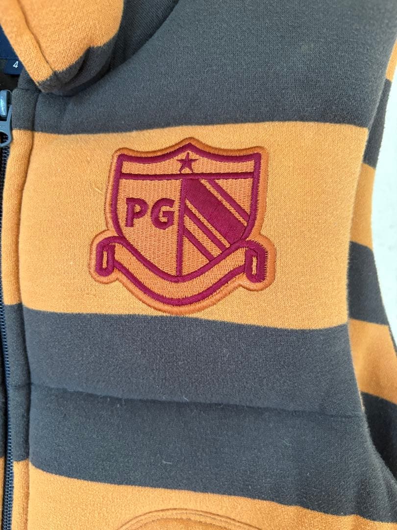 PEARLY GATES ストライプ ダウンベスト　パーリーゲイツ